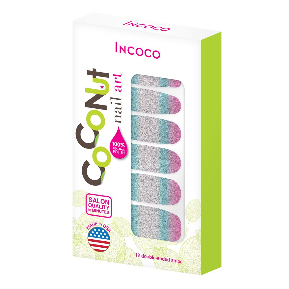 Coconut Nail Art by Incoco Nail Polish Strips, Sea Goddess ...