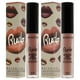 thumbnail image 1 of Kit de color de labios líquido Notorious Rich Long de Rude Cosmetics para mujeres: kit de 2 piezas, 2 colores de labios de 0,1 oz: Below the Belt, False Hope, 1 of 5