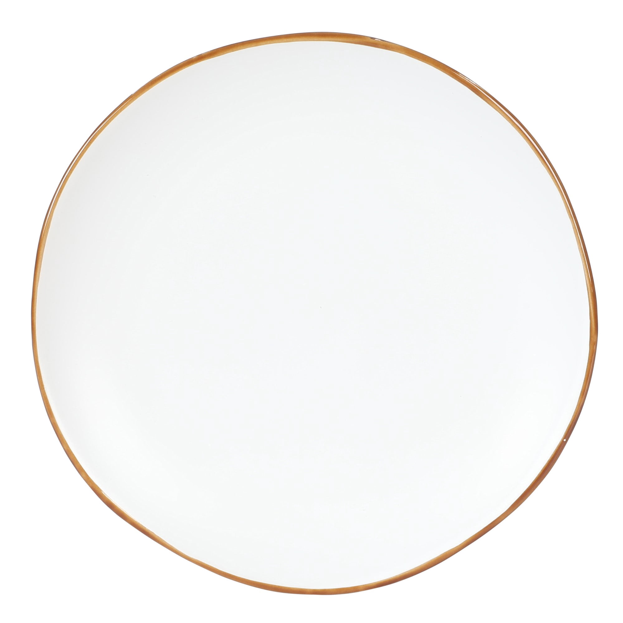 Gibson Home Hazeltine 16 Piece Plates and Bowls Dishes Stoneware Ceramic Dinnerware Set - White