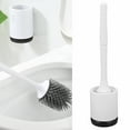 thumbnail image 4 of Cepillo Para Inodoro, Limpieza Profunda, Suave, Resistente, TPR, Cepillo Para Inodoro Y Soporte, Base Desmontable Para Baño ANGGREK Toilet Bowl Cleaner Brush, 4 of 8