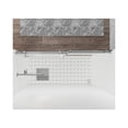 thumbnail image 5 of Elegant Kitchen & Bath SD101-6076BNK Tempered Glass & Metal Shower Door, Brushed Nickel, 5 of 8