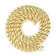 thumbnail image 4 of Nuragold 10K Real Yellow Gold Miami Cuban Link Chain Necklace 16"-30" (3mm-13mm) Italian Jewelry for Men & Women, 4 of 23