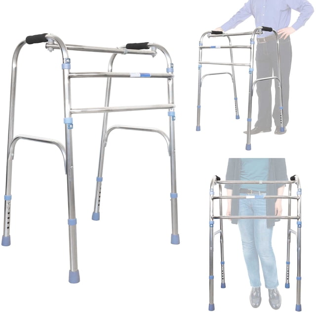 Gambimedic Andadera aluminio plegable ortopédica estandar color gris