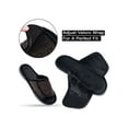thumbnail image 2 of DL Adjustable Mens Slippers Memory Foam Open Toe House Slippers, 2 of 7