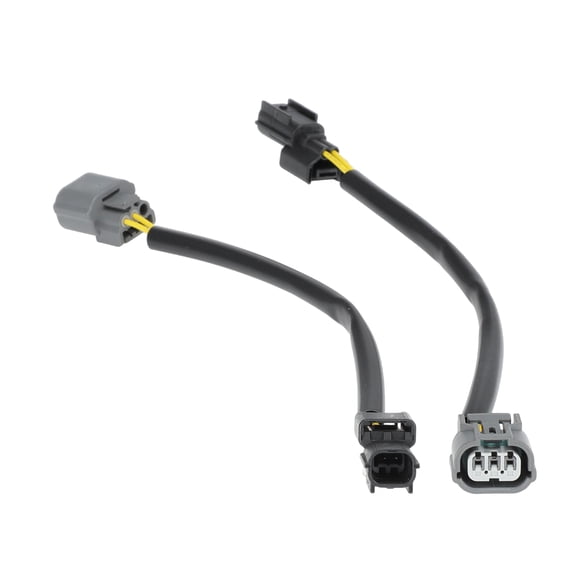 Unique Bargains 2 Pcs LED DRL Adapter to Parking Light Adapter Wiring Harness Connector Pigtail Plug for Honda Accord Headlight Swap 2013-2015 4-Door 4cyl with High-Beam DRL