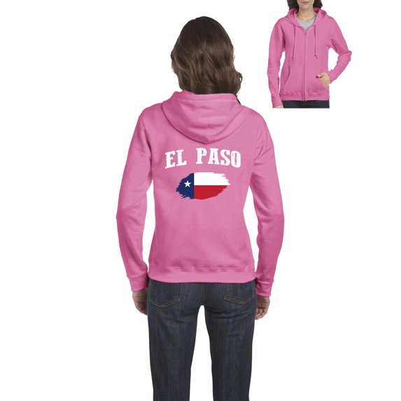 Womens El Paso Full-Zip Hooded Sweatshirt
