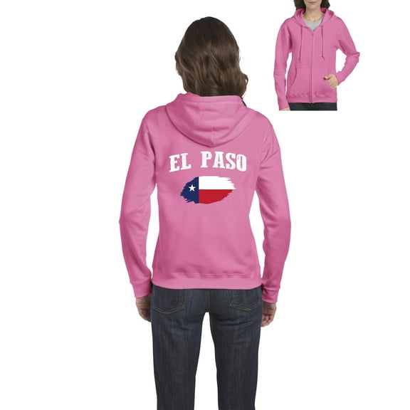 Womens El Paso Full-Zip Hooded Sweatshirt