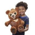 thumbnail image 5 of Muñeco de peluche de león pequeño, oso de peluche curioso, voz de tigre pequeño, muñeco de panda musical, 5 of 5