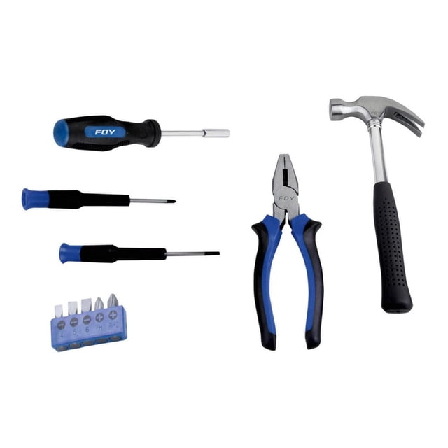 Set Kit Juego Combinado Herramientas Hogar Casa 10 Pzas Foy FOY JHF02
