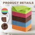 thumbnail image 3 of 50 Pack Microfiber Cleaning Cloth, Microfiber Towels Ultra Absorbent Washing Cloth, Lint Free Streak Free Cleaning Rags for Car, Kitchen, and Window 12 x 12 inch, 3 of 7