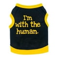 thumbnail image 2 of I'm with The Human Dog Cat Puppy Pet Shirts, 2 of 8