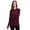 Burgundy, variant on Active Women's Lightweight French Terry Tunic Pullover