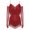 Burgundy, variant on Women's Glittery Rhinestone Latin Dance Bodysuit Jazz Dance Top with Gloves Blue S
