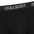 thumbnail image 3 of LYLE&SCOTT Bóxers para hombre, paquete de 5 - Miller Core Trunks, algodón elástico Negro XL (X-Large), 3 of 3