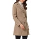 thumbnail image 4 of Abrigo largo de invierno para mujer Inspire Chic, de un solo botón, 2XL, color beige oscuro, 4 of 6