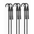 thumbnail image 1 of Cordones Elásticos Ajustables LuckyStraps 48 Piezas con Ganchos Negros, 1 of 4