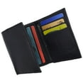 thumbnail image 3 of Mens Flap Up ID Trifold Genuine Leather Wallet 1755 by MARSHAL, 3 of 7