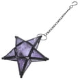 thumbnail image 3 of Farol colgante de estrella decorativo, portavelas de cristal para decoración del hogar, jardín y patio, 3 of 8