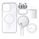 thumbnail image 1 of 5kit Cargador Inalámbrico Magsafe 20w Para iPhone+audifono, 1 of 1