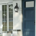thumbnail image 3 of Livex Lighting Exeter 2 Light Outdoor Wall Lantern in Black, 3 of 9