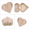 thumbnail image 3 of 4Pcs Solid Wood Jewelry Boxes Heart Shape Gift Storage Boxes for Valentine's Day, 3 of 7