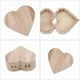 thumbnail image 4 of EeaseMX 4 cajas de joyería de madera maciza con forma de corazón para guardar regalos de San Valentín., 4 of 8
