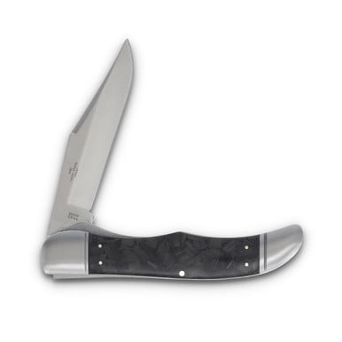 Rough Ryder Knives Rough Ryder Locking Folding Hunter Black Shredded Carbon Fiber RR1999