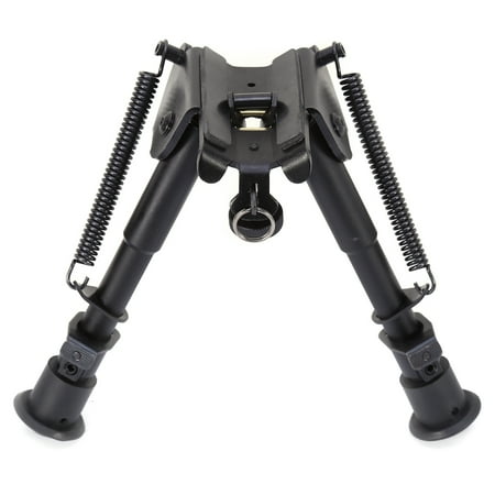 Bipod Shooting Stick Tbest Gun Stand AR Bipod SWAT OP Adjustable Mount Height Rail Bipods, 6-9 Inches Tactical Rifle Bipod Adjustable Spring Return for Hunting and Shooting ()