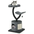 thumbnail image 1 of Gymax 35'' Cat Tree Tower 3-Layer Activity Center w/ Sisal Scratching Board & 2 Perches, 1 of 10