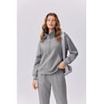 thumbnail image 5 of Weardear Women 2 Piece Sets Long Sleeve Tracksuit Fall Travel Outfits Joggers Sets Half Zip Sweatsuit Matching Set, 5 of 7