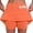 Orange, variant on ibiyuan Knee Length Skirts For Women Tennis Skorts for Women Lightweight Golf Athletic Skirts with Shorts Underneath Summer Workout Pickleball Activewear