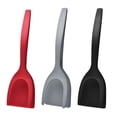 thumbnail image 6 of 2 in 1 Spatula Tongs Food Tongs Spatula Silicone Flip Tongs Pancake Turner Egg Spatula Nonstick Cooking Clip BBQ Grill Kitchen Tool 12 in, 6 of 7