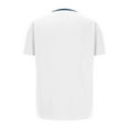 thumbnail image 3 of Camisas de Manga Corta de los Hombres con Cuello en V Top de Color Sólido, Blusa Casual para el Aire Libre, el Ocio Y el Uso Diario de Verano, 3 of 4