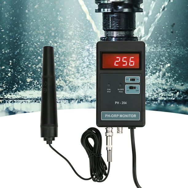 Medidor De PH ORP, Monitor De PH/ORP, Monitor De Control De Temperatura PH/ORP 0-14PH / -1999-1999mv Procesamiento De Alimentos Para Piscina