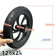 HONGDI 12 1/2X2 1/4(57-203) Solid Tyre With Wheel Hub Assembly Whole Wheel For Ebike