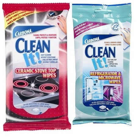 Purely Inspired Carbona Clean It Wipes Ceramic Stove Top Walmart Com