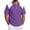 Purple-B#40610BB, variant on Hearthz Linen Mens Polo Shirt Moisture Wicking Raglan Men's Short Sleeve Shirts Color Block Soft Breathable Golf Polo Shirts for Men
