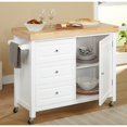 thumbnail image 2 of Target Marketing Systems Monterey Kitchen Cart, White, 2 of 5