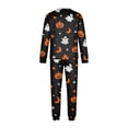 thumbnail image 5 of Halloween Family Pajamas Set with Moon Star Print, Breathable Long Sleeve Matching Halloween Pajamas for Whole Family, Classic Family Halloween Pajama Set Sleepwear, 5 of 6