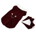 thumbnail image 4 of Pet Wedding Suit, Adjustable Elegant Jujube Red Dog Formal Tuxedo Suit For Cats For Pets For Halloween For Wedding, 4 of 8