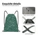 thumbnail image 4 of Fotbe Green Christmas Bolsa Mochila con Cordón Estampada, Bolsa de Gimnasio Deportiva, Bolsa Cinch, Bolsa con Cordón para Hombres y Mujeres-Small, 4 of 6