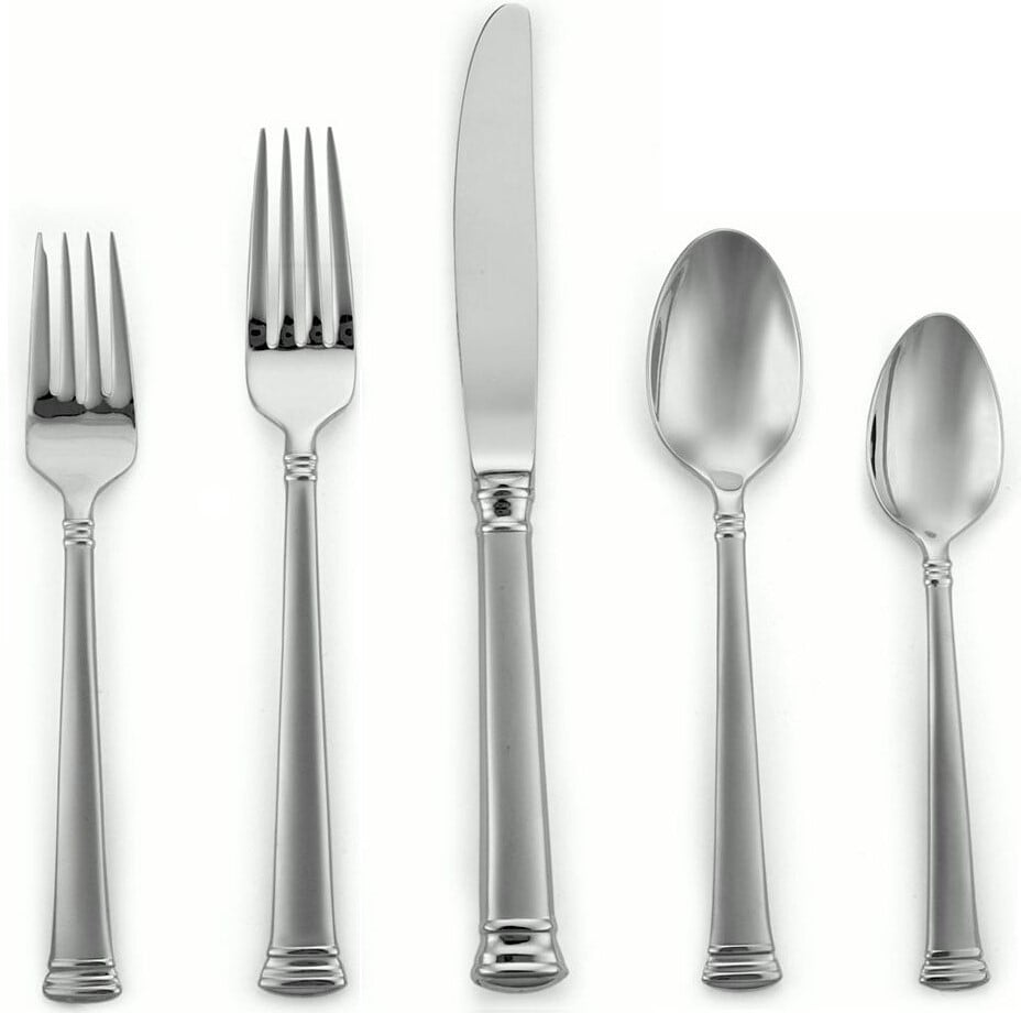 Lenox Eternal Frosted 5 Piece Place Setting for One Flatware Set