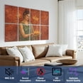 thumbnail image 3 of 8 Pack Art Acoustic Panels Sound Absorbing fresco antique roman house pompeii italy Decorative Soundproof Wall Panels Self Adhesive for Nursery Game Room Office Bedroom Italy Lover 48"x32", 3 of 7