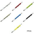 thumbnail image 3 of CAROOTU Stylet Multifonction 6 en 1 avec Outil de Recharge Noir/bleu Stylo-Bille Technique avec Pince Lisse, 3 of 7