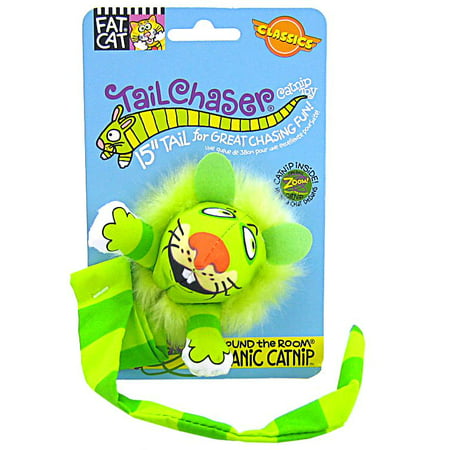 Fat Cat Kitty Hoots Tail Chasers Catnip Cat Toy