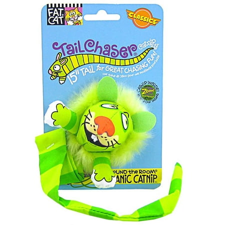 Fat Cat Kitty Hoots Tail Chasers Catnip Cat Toy