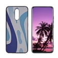 thumbnail image 1 of Abstract-Twisted-Lines-Blue-jpg Phone Case, Degined for LG K40 Case Men Women, Flexible Silicone Shockproof Case for LG K40, 1 of 1