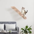 thumbnail image 5 of Qiyester 2 Pack Cat Stairs Wooden Wall-Mounted 4-Steps Cats Stairway Ladder for Perch Platform Supplies, 5 of 10