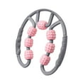 thumbnail image 4 of Yinanstore Rouleau de Massage à Main pour Jambes, Rouleau pour Cuisses, 7 Roues, Outil de Massage Multifonctionnel pour Épaule, Taille, Bras, Gris et Rose, 4 of 8