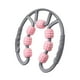 thumbnail image 4 of Rodillo muscular de mano para las piernas 7 ruedas Manuales para la cintura del codo del golfista de la pantorrilla Gris y rosa, 4 of 8